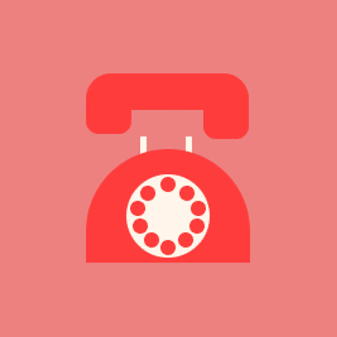 The archive's rotary telephone illustration