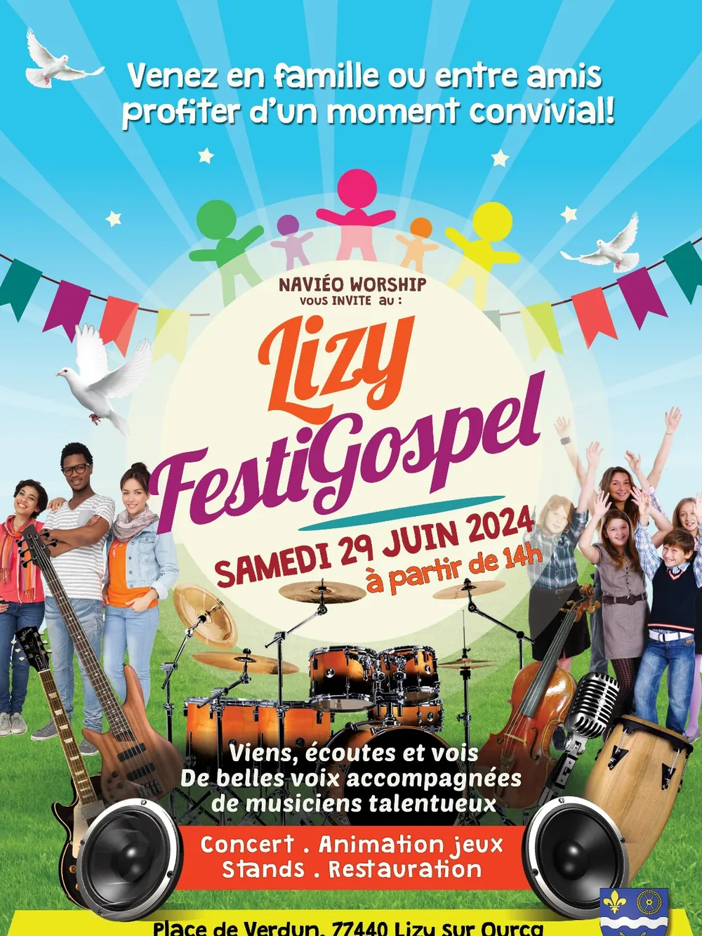 A poster for a La Seconde Chance field event